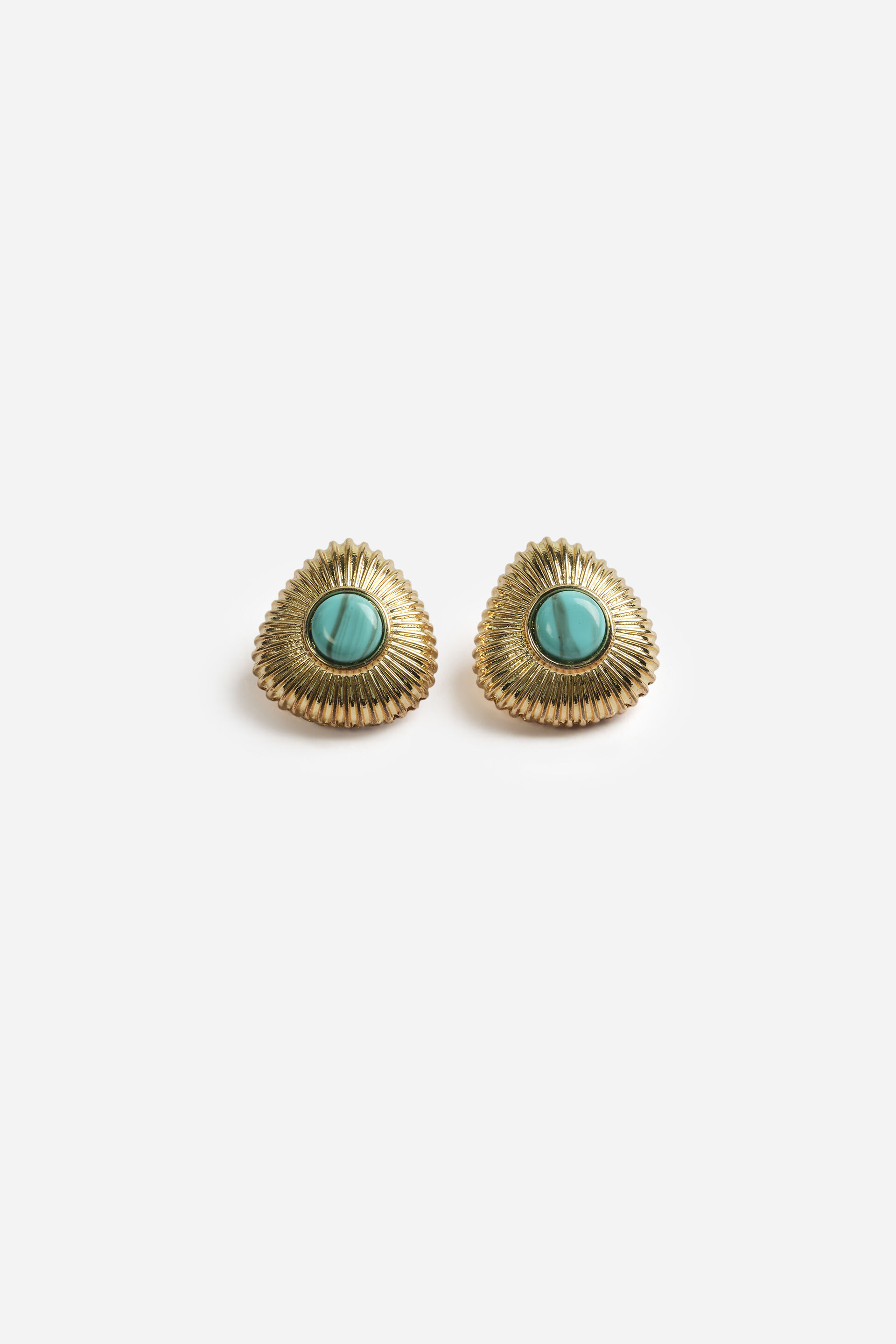 Turquoise Sunburst Earrings, , image 1